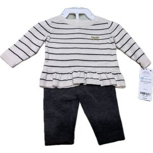 Carter's Girls Newborn NWT 2-Piece Outfit Set Top & Leggings